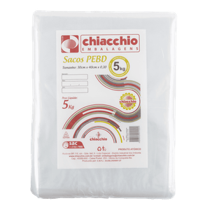 SACOS PEBD LISOS 30X40X0,10 - 5KG