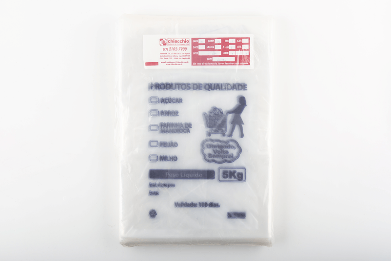SACOS PEBD TIMBRADOS 35X45X0-12 - 5KG
