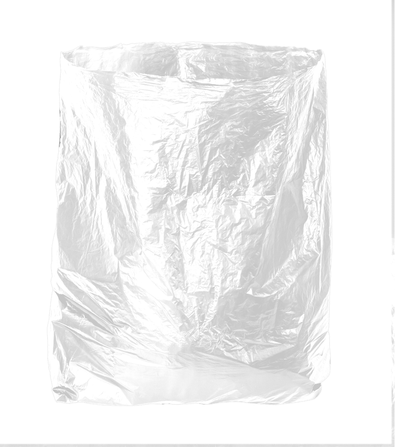 SACO DE LIXO LISO 20L - BRANCO