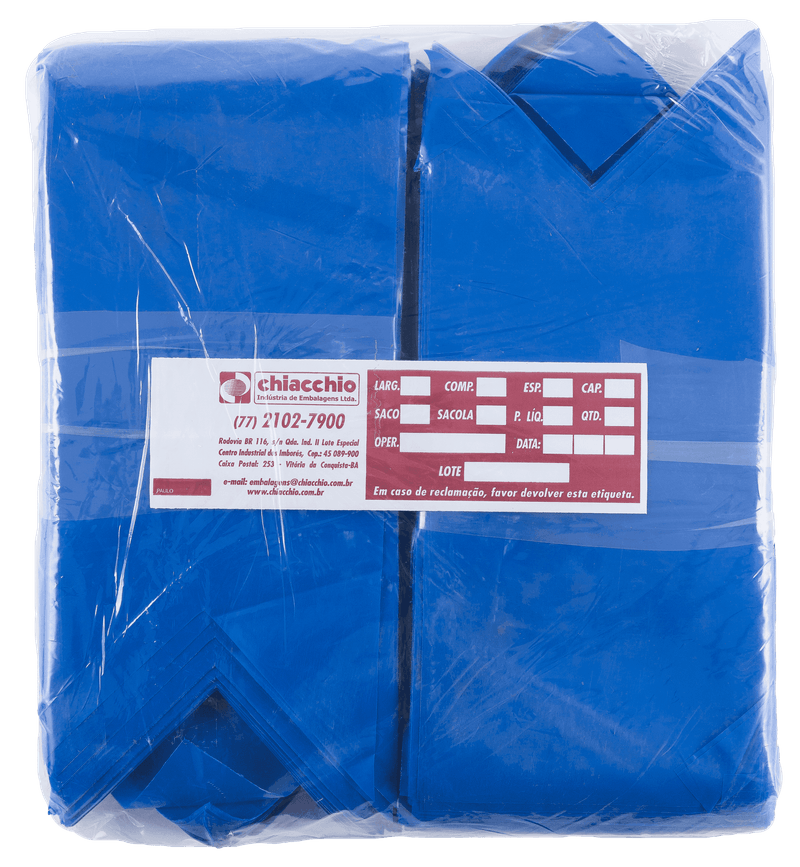 BANDEIROLAS PEBD 15X30X0-08 AZUL