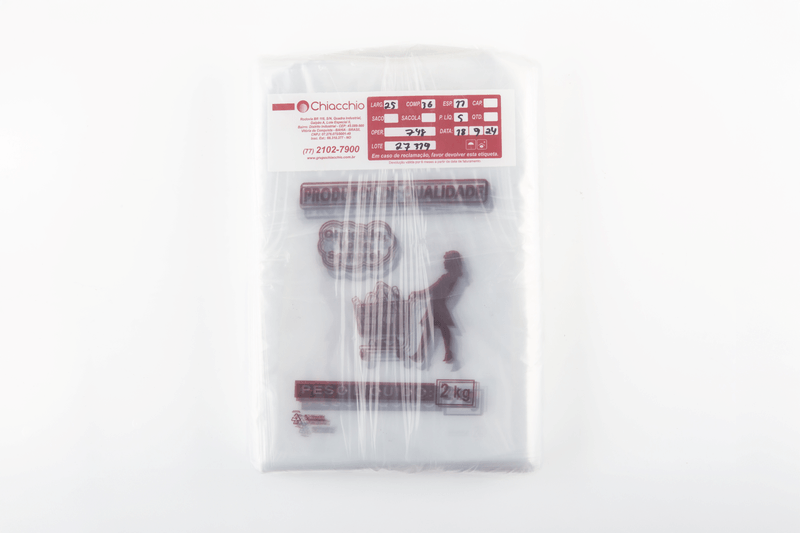 SACOS PEBD TIMBRADOS 25X36X0-11 - 2KG
